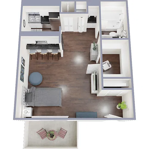 Floor plan Studio