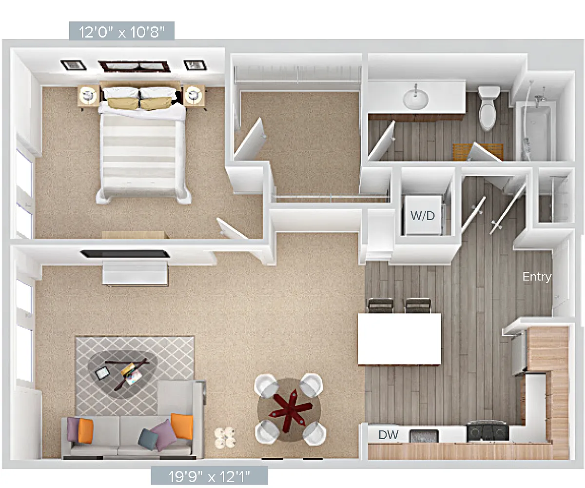 Floor plan A13-784-urban