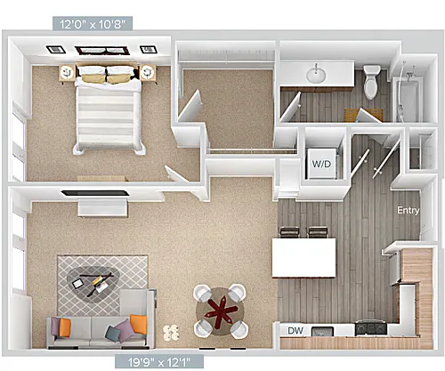 Floor plan A13-784-urban