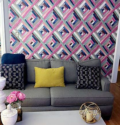 Focal wall with designer wal