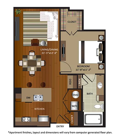 Floor plan A21