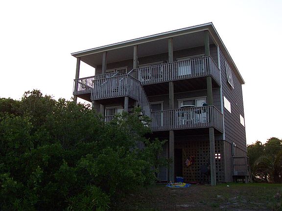 Back facing the ocean