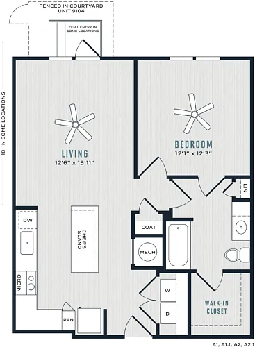 Floor plan A1