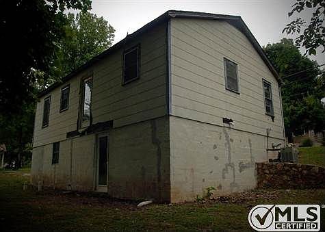 Back/side view of home