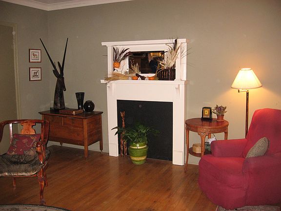 another view LR, fireplace is only decorative