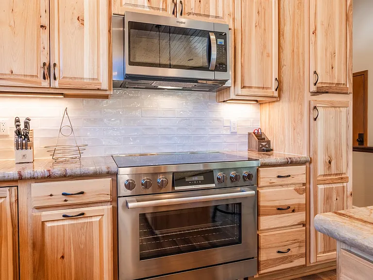 New stove in the chef's kitchen
