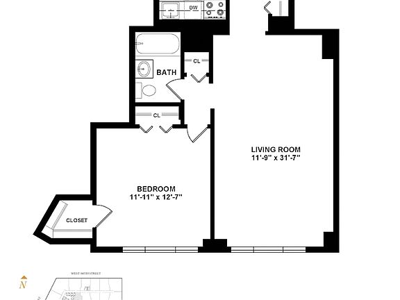 2nd image of 20 W 64th St APT 42V
