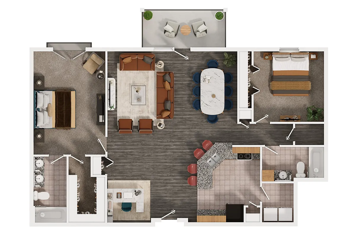 Floor plan D Flat