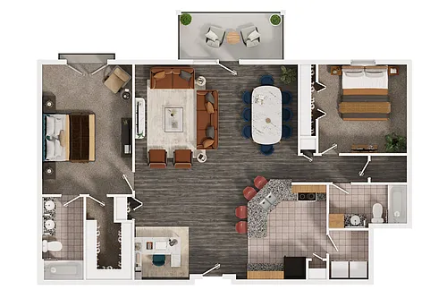 Floor plan D Flat