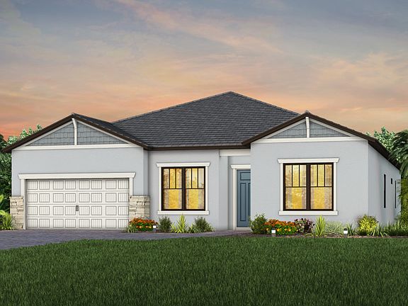 Exterior C1 with stone