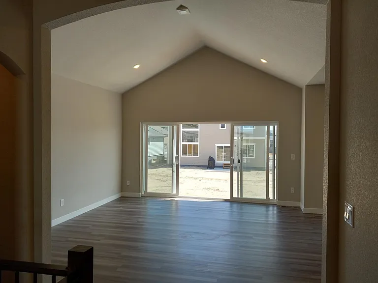 Sitting area in Great Room, (Kitchen to the right not shown in this photo.)