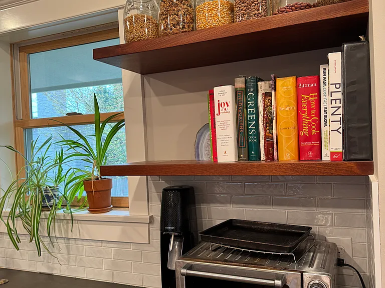 Floating shelves for storage and display