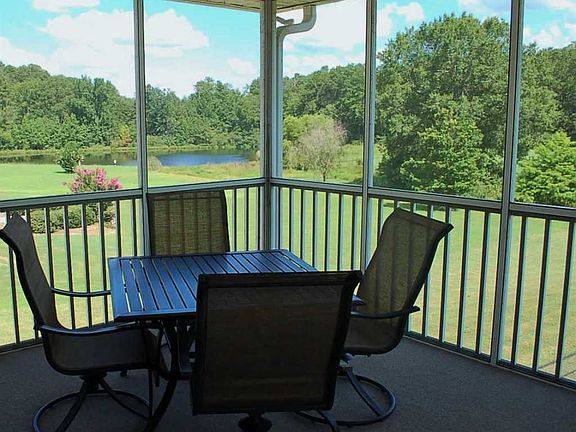 Porch view of the pond