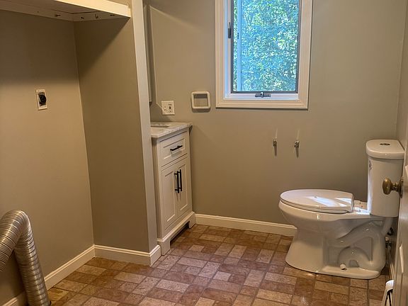 First floor bathroom with washer/Dryer hookup
