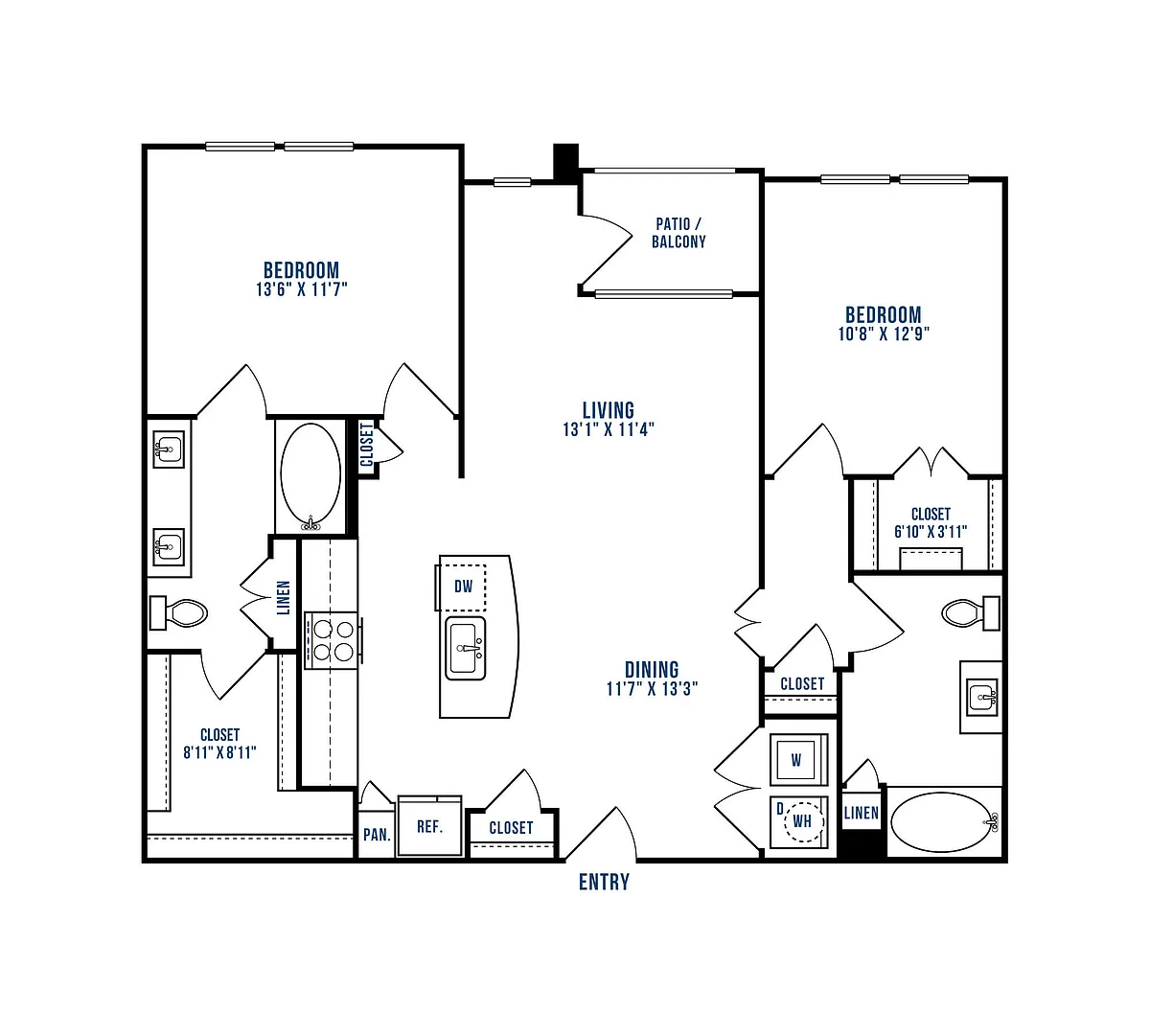 Floor plan B3