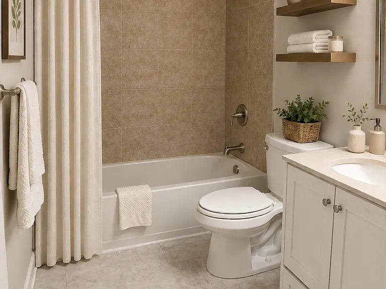 Bathroom - staged