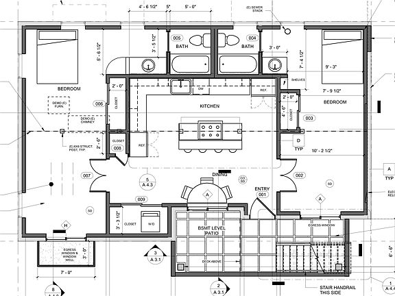 For Families who want privacy and Housemates who want to share, here's a floor plan with 7ft ceilings and lots of natural light. Sweet! So worth it to be in the space to taste it!