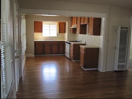 Kitchen looking from living room.