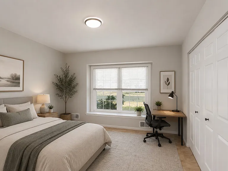 Virtually staged - bedroom 2
