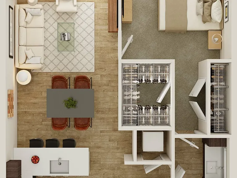 1 bedroom | 1 Bath | 824 SF 1 bedroom | 1 Bath | 824 SF
