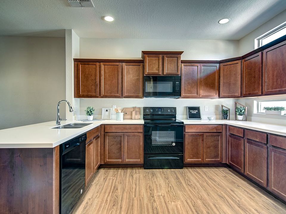Open Kitchen with Extended Island