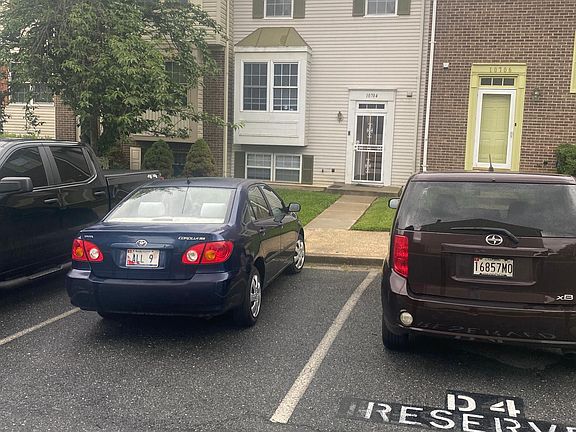 Reserved parking view