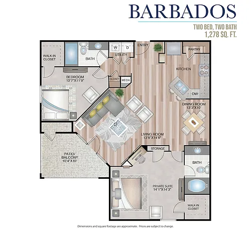 Floor plan Barbados