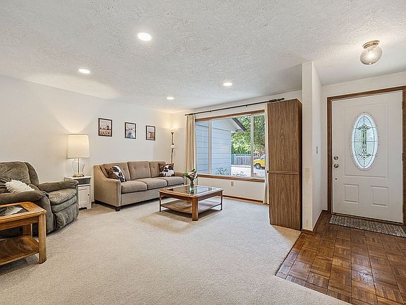 Entry way and front room.