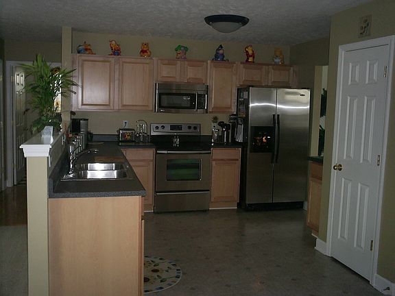 Kitchen open to Family Room
