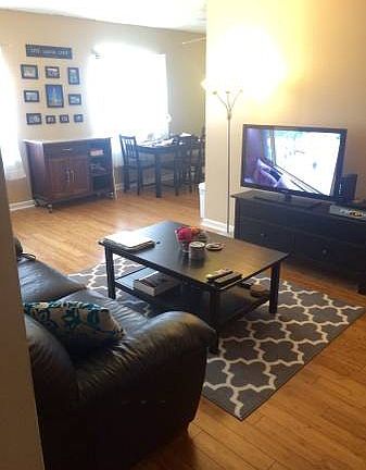 Living room with furniture