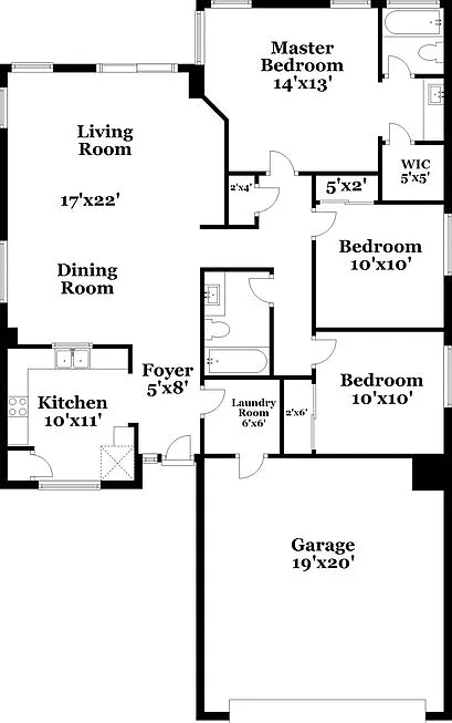 3 bed, 2.0 bath, 1238 sqft, $2,380 — Photo 2