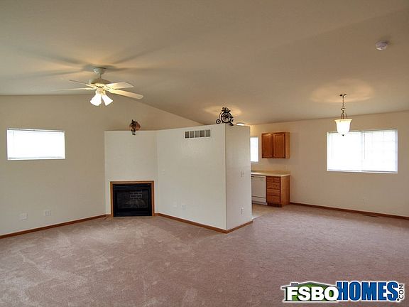 Main Living Area with Vaulted Ceilings
