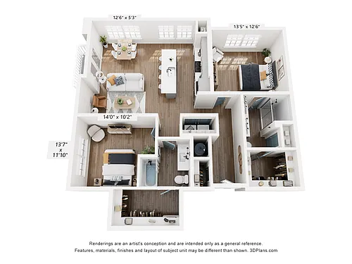 Floor plan B3 - BCIII
