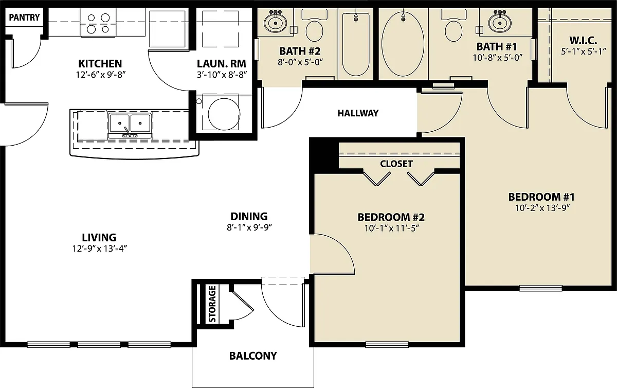 Floor plan B-1