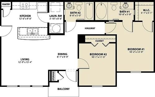 Floor plan B-1