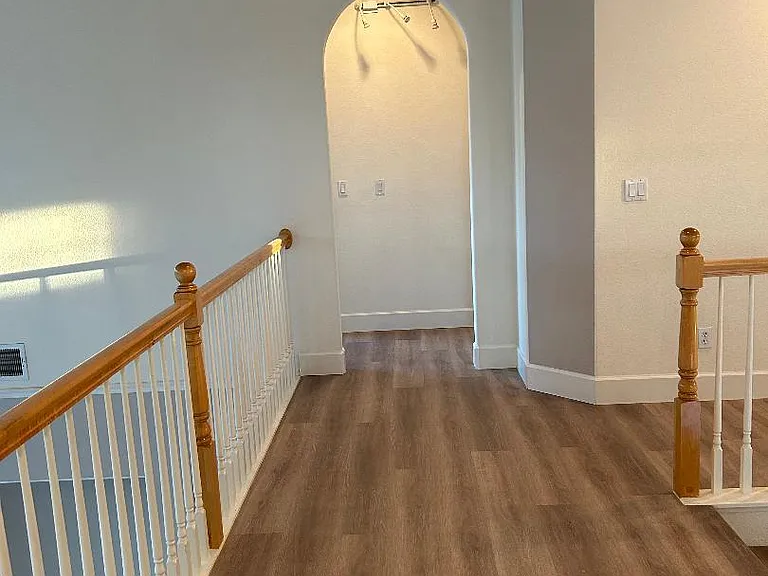 upstairs