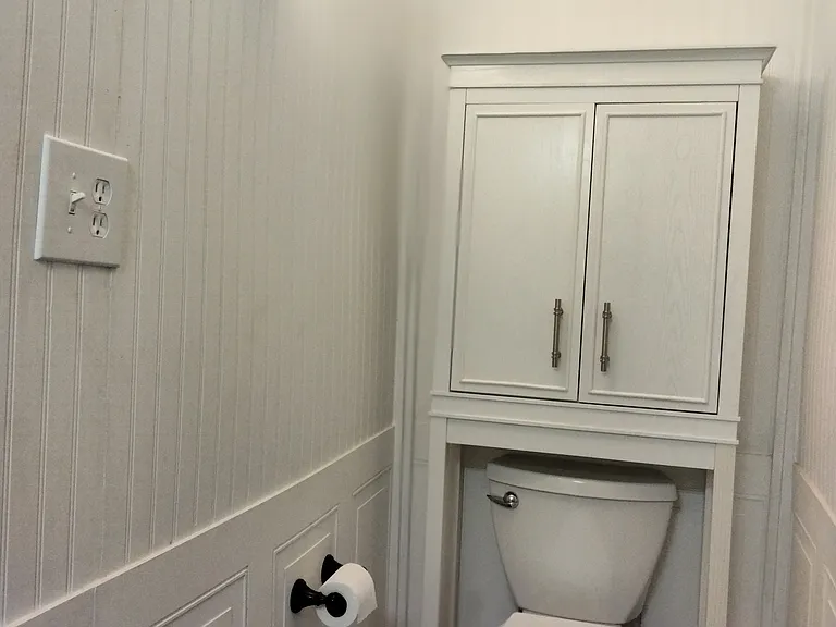 Bathroom toilet area