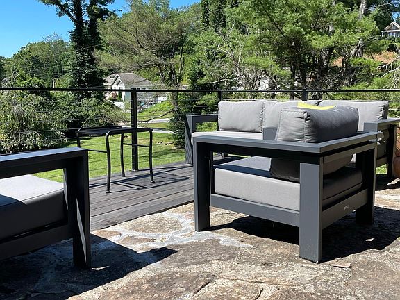 Grab your favorite beverage while you chill and watch birds and wildlife on the patio.