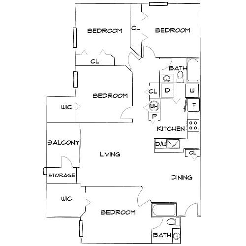 Floor plan Design 4A Premier