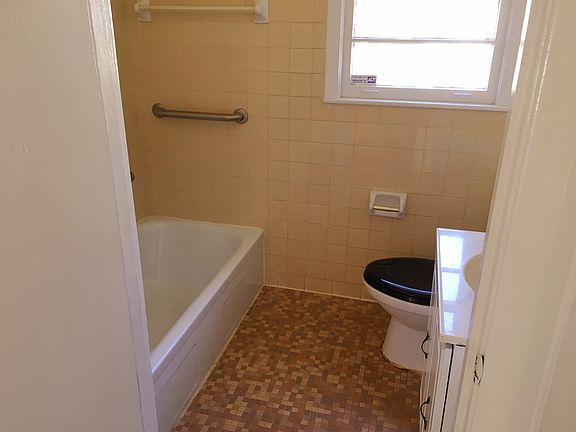 Bath with tile