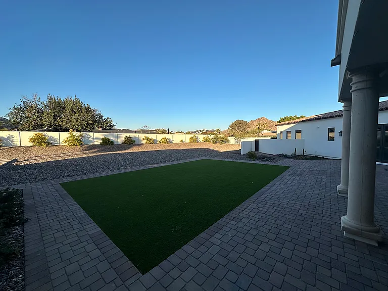 outside / lawn panel view from near outdoor kitchen