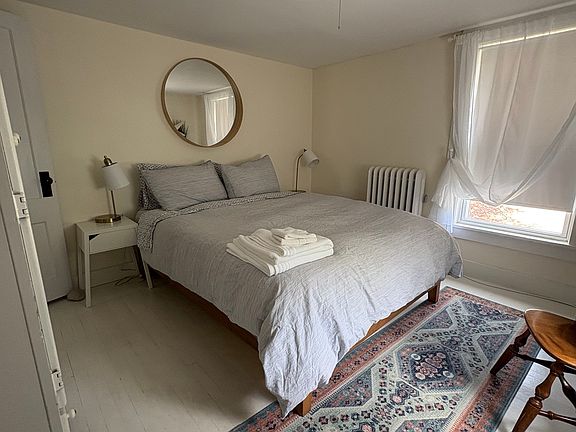 Bedroom #3 with Queen bed and closet on second floor.