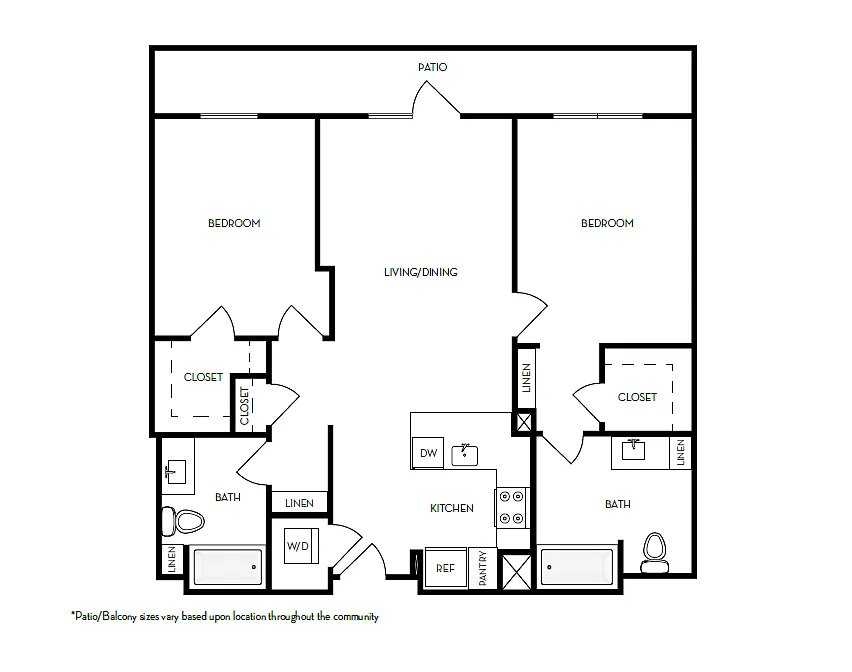 Floor plan 2x2c