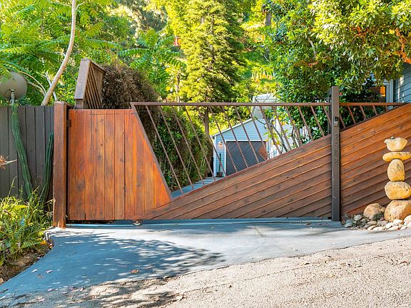 Private gated property with Ring Doorbell.