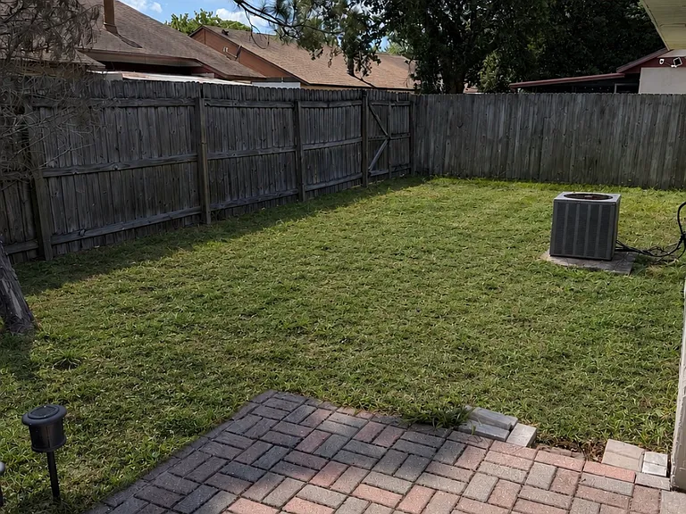 Backyard and patio