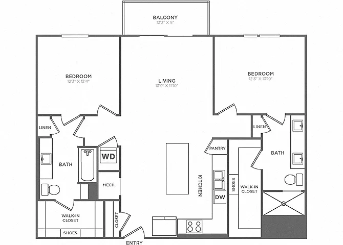 Floor plan B3