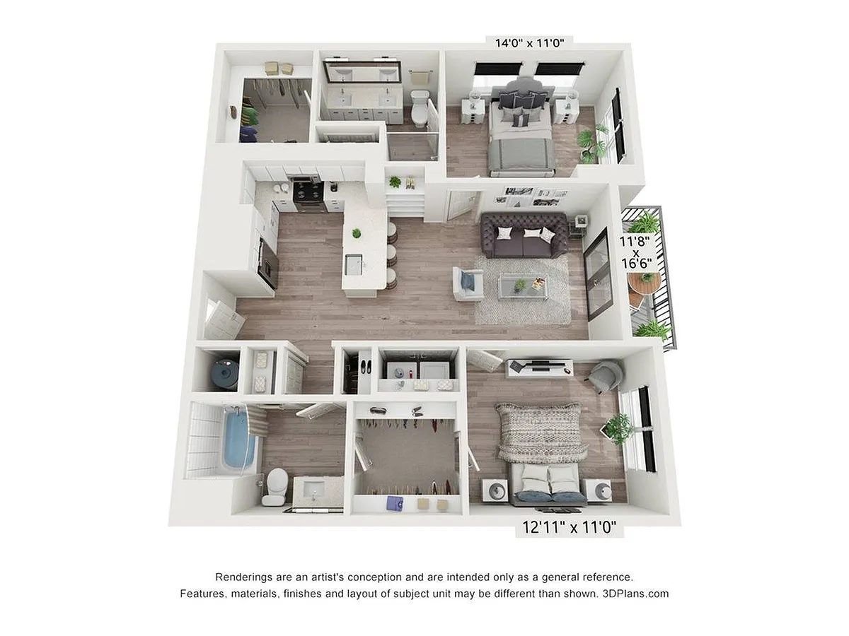 Floor plan B1