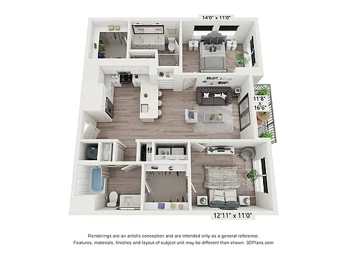 Floor plan B1