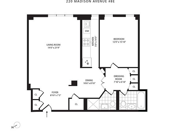 2nd image of 220 Madison Ave APT 8E