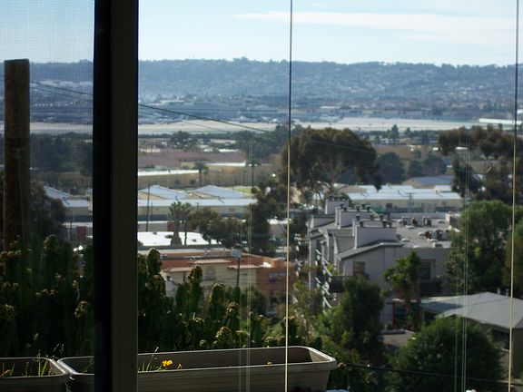 Bay and Point Loma View Over Looking the Airport.